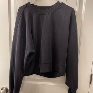 lululemon Softstream Perfectly Cropped Crew Black (6/8)